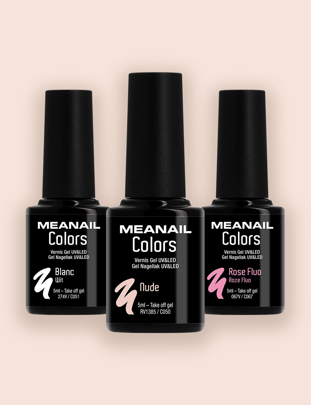 mini trio semi-permanent blanc + nude + Rose Fuschia mini trio semi-permanent blanc + nude + Rose Fuschia