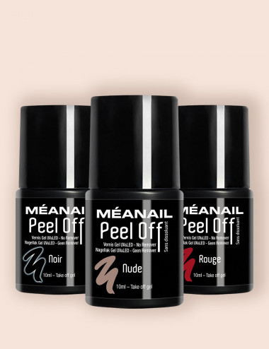 Trio peel off : NUDE, ROJO...