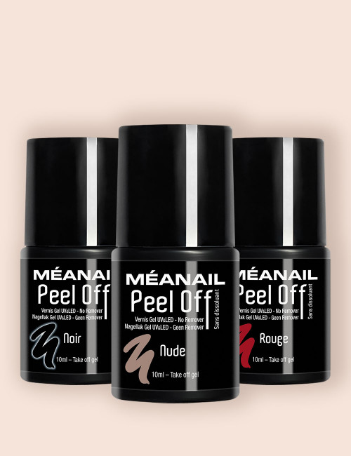 Trio peel off : NUDE, ROUGE...