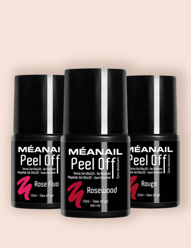 Trio Peel Off : Rose fluo -...
