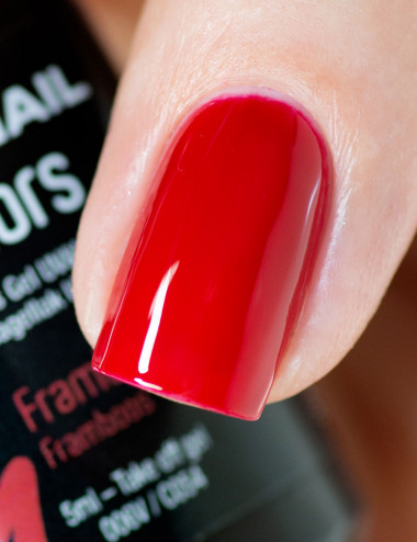 vernis semi-permanent framboise